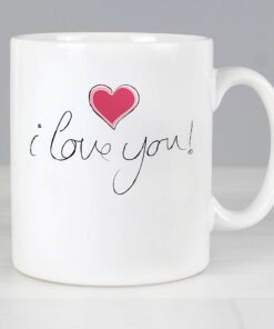 Personalised I Love You Mug