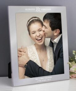 Personalised Always & Forever 8×10 Silver Photo Frame