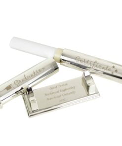 Graduation Silver Plated Certificate Holder