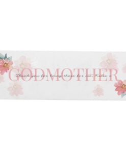 Personalised Floral Sentimental Wooden Block Sign
