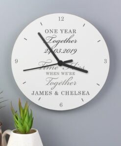 Anniversary Wooden Clock