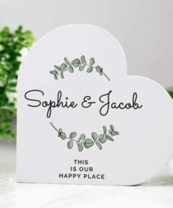 Botanical Free Standing Heart Ornament