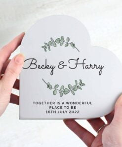 Botanical Free Standing Heart Ornament