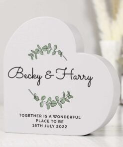 Botanical Free Standing Heart Ornament