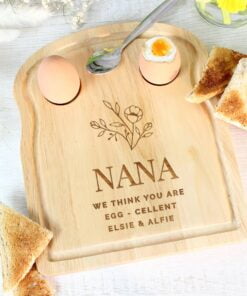 Floral Egg & Toast Board