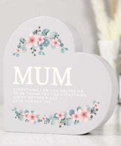 Floral Free Standing Heart Ornament