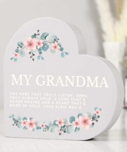 Floral Free Standing Heart Ornament