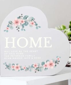 Floral Free Standing Heart Ornament