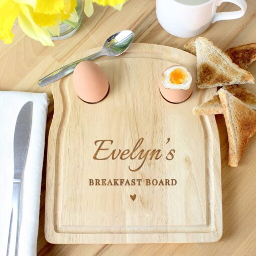 Heart Egg & Toast Board