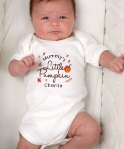 Little Pumpkin Baby Vest