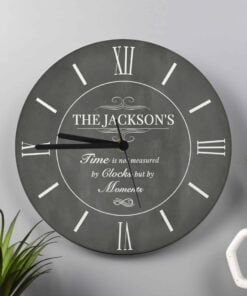 Measured In Moments Glass Clock