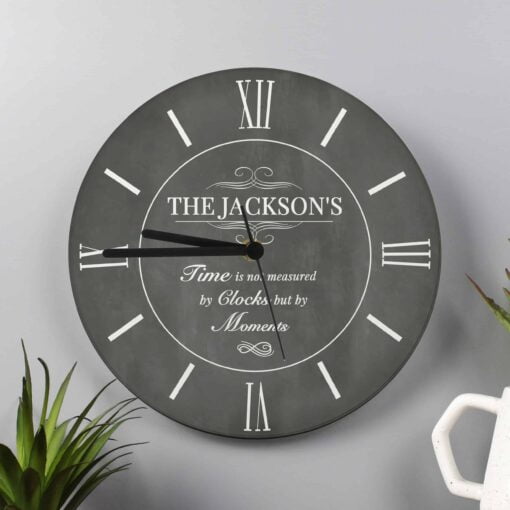 Measured In Moments Glass Clock