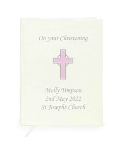 Pink Cross Holy Bible