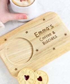 Stars Wooden Coaster Tray