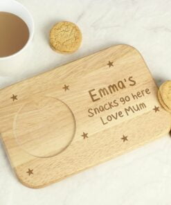 Stars Wooden Coaster Tray