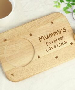 Stars Wooden Coaster Tray