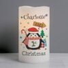 1st Christmas Penguin LED Candle