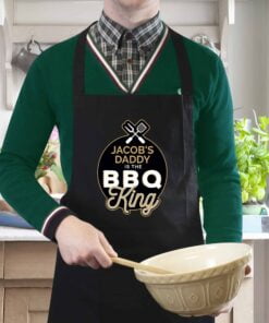 BBQ King Black Apron