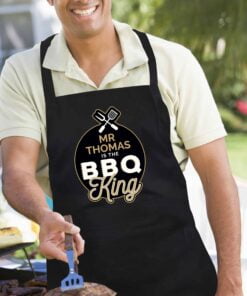 BBQ King Black Apron