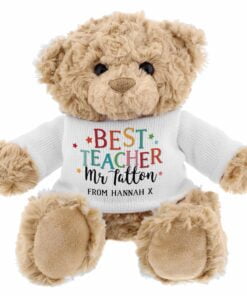 Personalised Best Teacher Teddy Bear