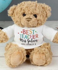 Personalised Best Teacher Teddy Bear