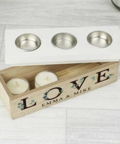Botanical Triple Tea Light Box