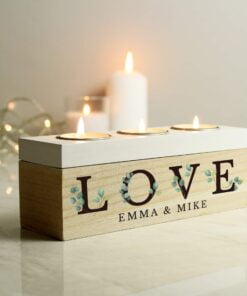 Botanical Triple Tea Light Box