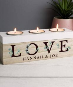 Botanical Triple Tea Light Box
