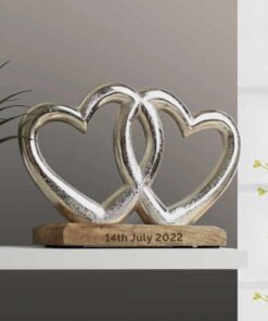 Double Heart Ornament