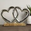 Double Heart Ornament