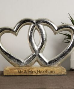 Double Heart Ornament
