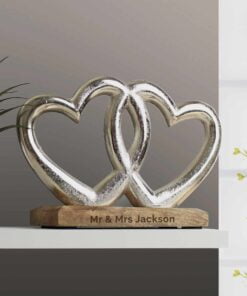 Double Heart Ornament