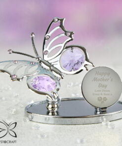 Happy Mothers Day Crystocraft Butterfly