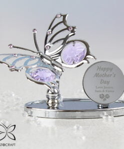 Happy Mothers Day Crystocraft Butterfly