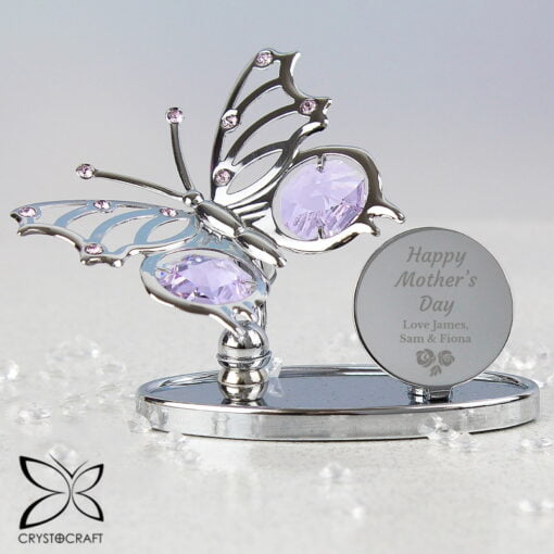 Happy Mothers Day Crystocraft Butterfly