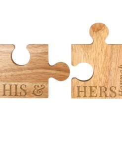 His & Hers Jigsaw Piece Set