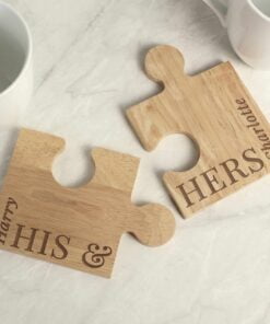 His & Hers Jigsaw Piece Set