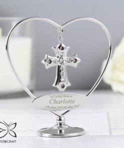 In Loving Memory Crystocraft Cross