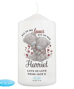 Me to You Valentine Pillar Candle