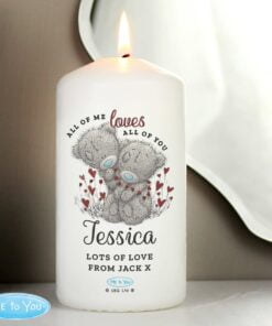 Me to You Valentine Pillar Candle