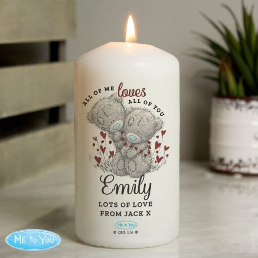 Me to You Valentine Pillar Candle