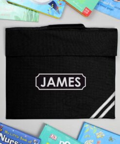 Name Only Black Book Bag