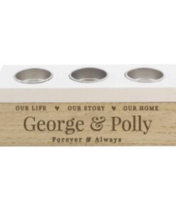 Our Life Story & Home Triple Tea Light Box