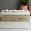 Our Life Story & Home Triple Tea Light Box