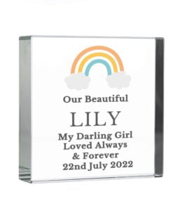 Rainbow Memorial Crystal Token