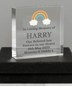 Rainbow Memorial Crystal Token