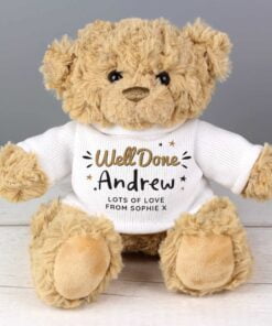 Personalised Well Done Teddy Bear