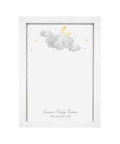 Personalised Cloud A4 Framed Print