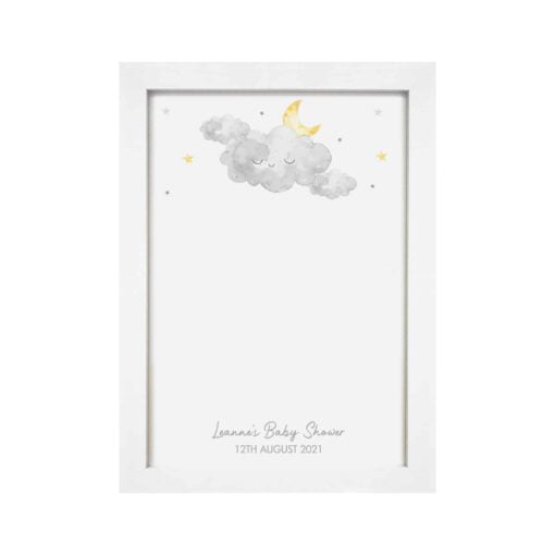 Personalised Cloud A4 Framed Print