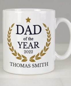 Personalised Dad of the Year Mug